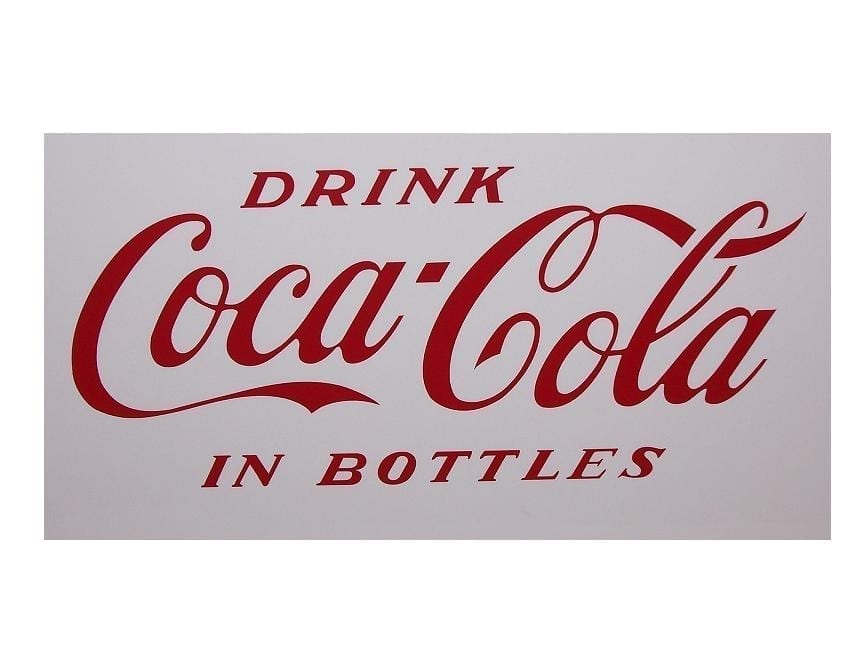 Drink Coca-Cola In Bottles” Vinyl Decal Vendo V-81A & V-80 Drink Coca-Cola In Bottles” Vinyl Decal Vendo V-81A & V-80