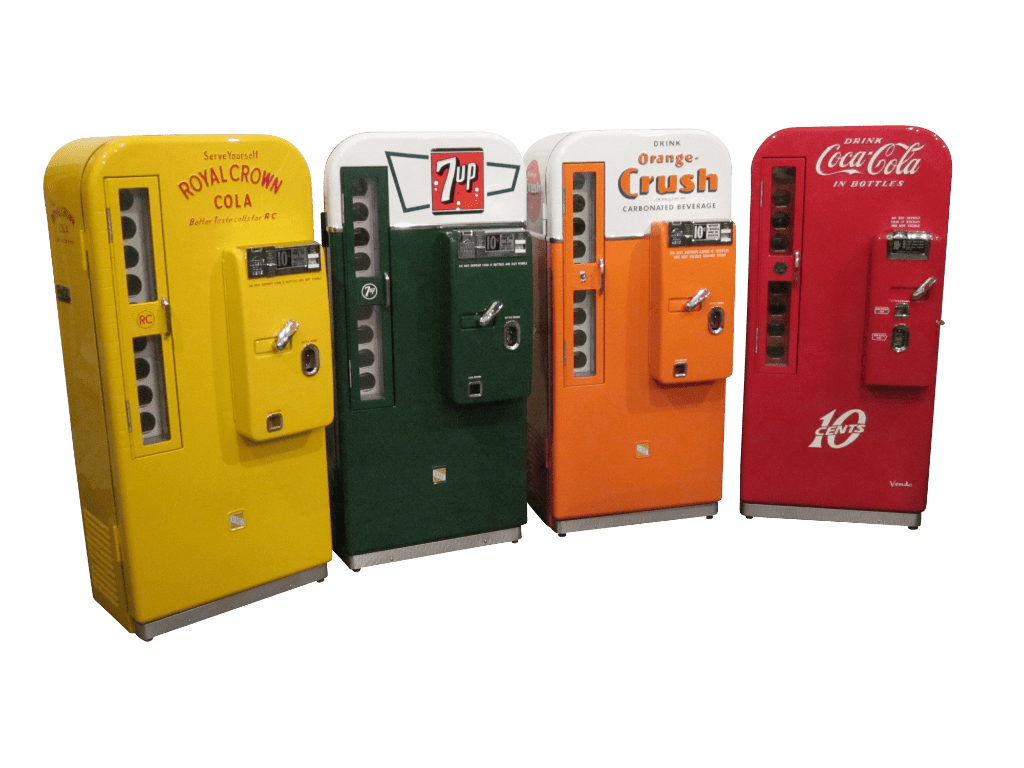 Working Vintage Dr Pepper vendalator vending machine coin op